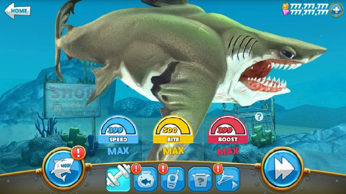 饥饿的鲨鱼官方下载或腾讯手游那个好玩,具体操作指导_macOS_v4.543